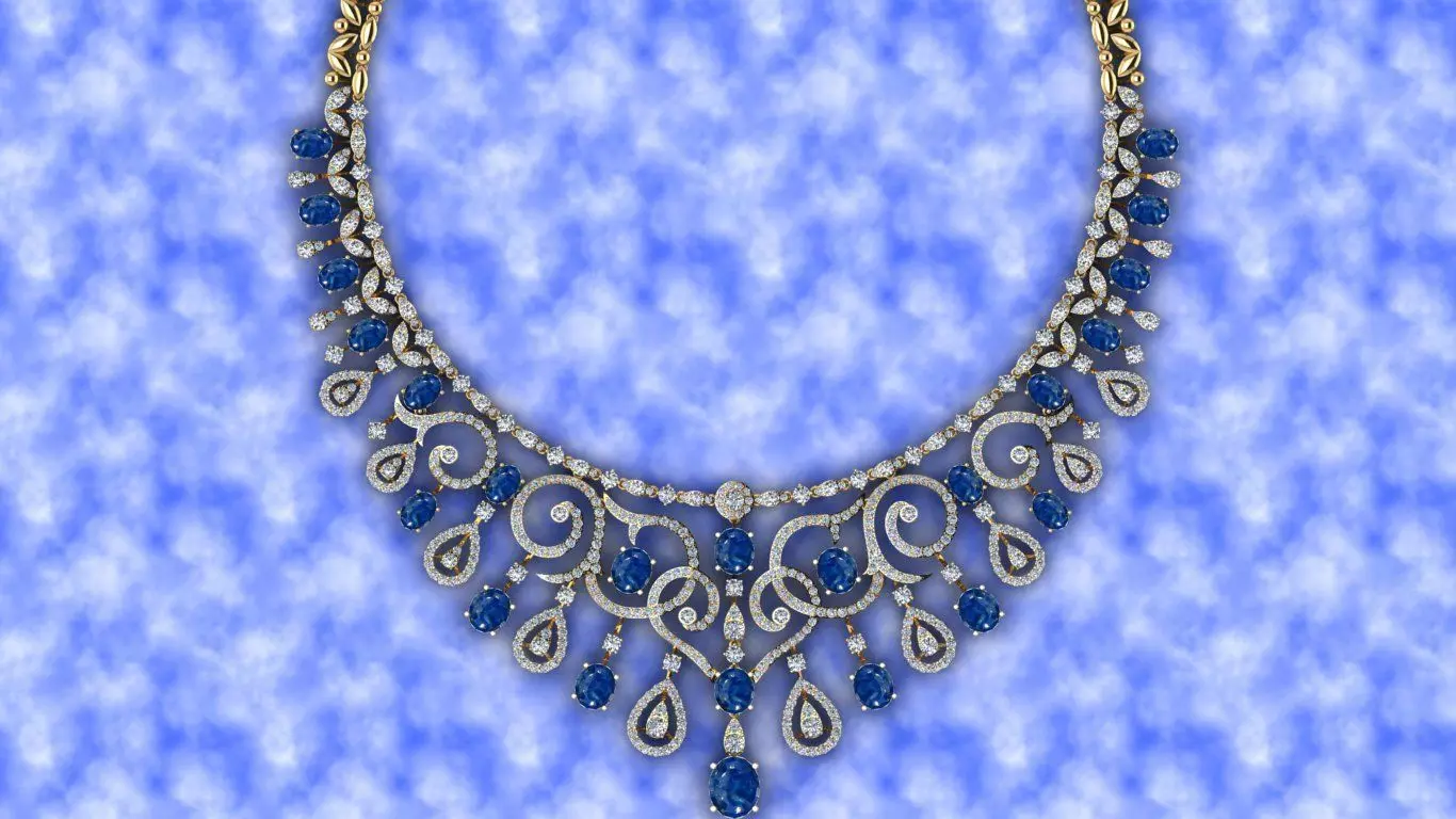 Diamond Necklaces 3D print model