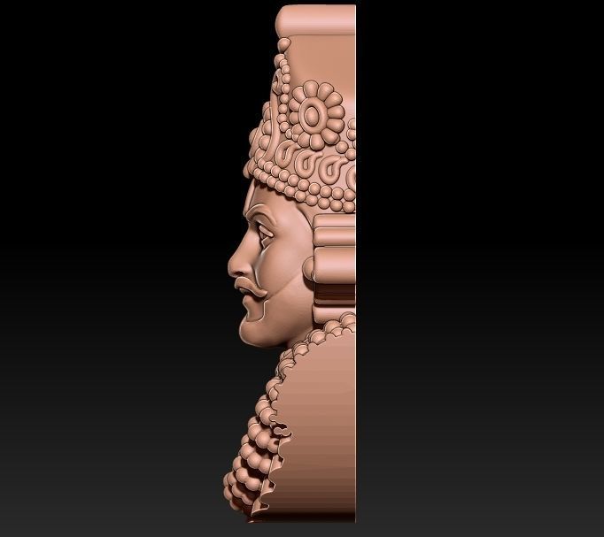 Khatushyam ji pendant  3D print model_4