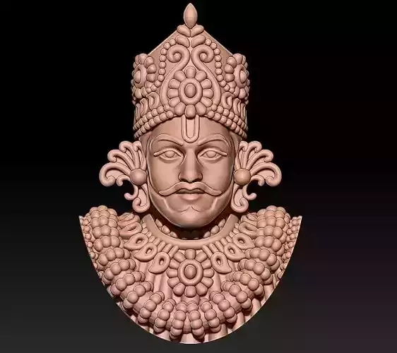 Khatushyam ji pendant  3D print model