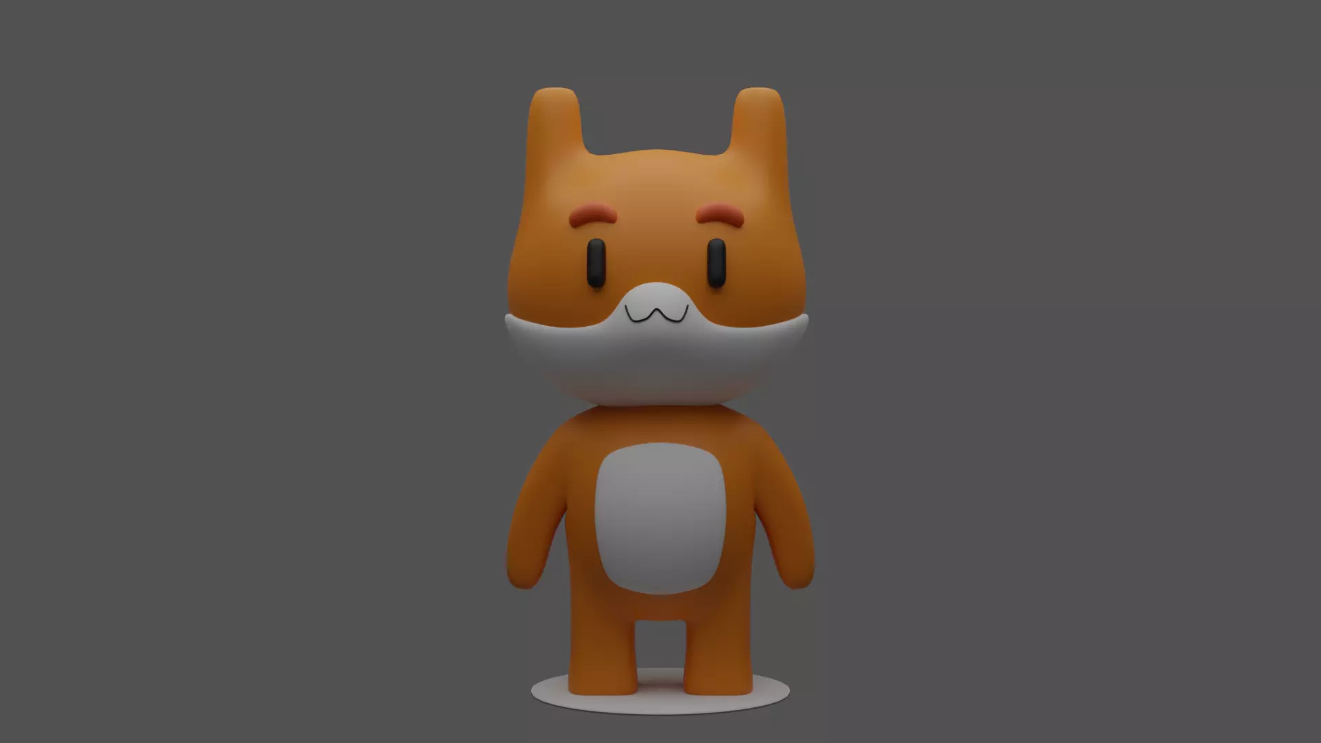 CAT Doll 3D model_0