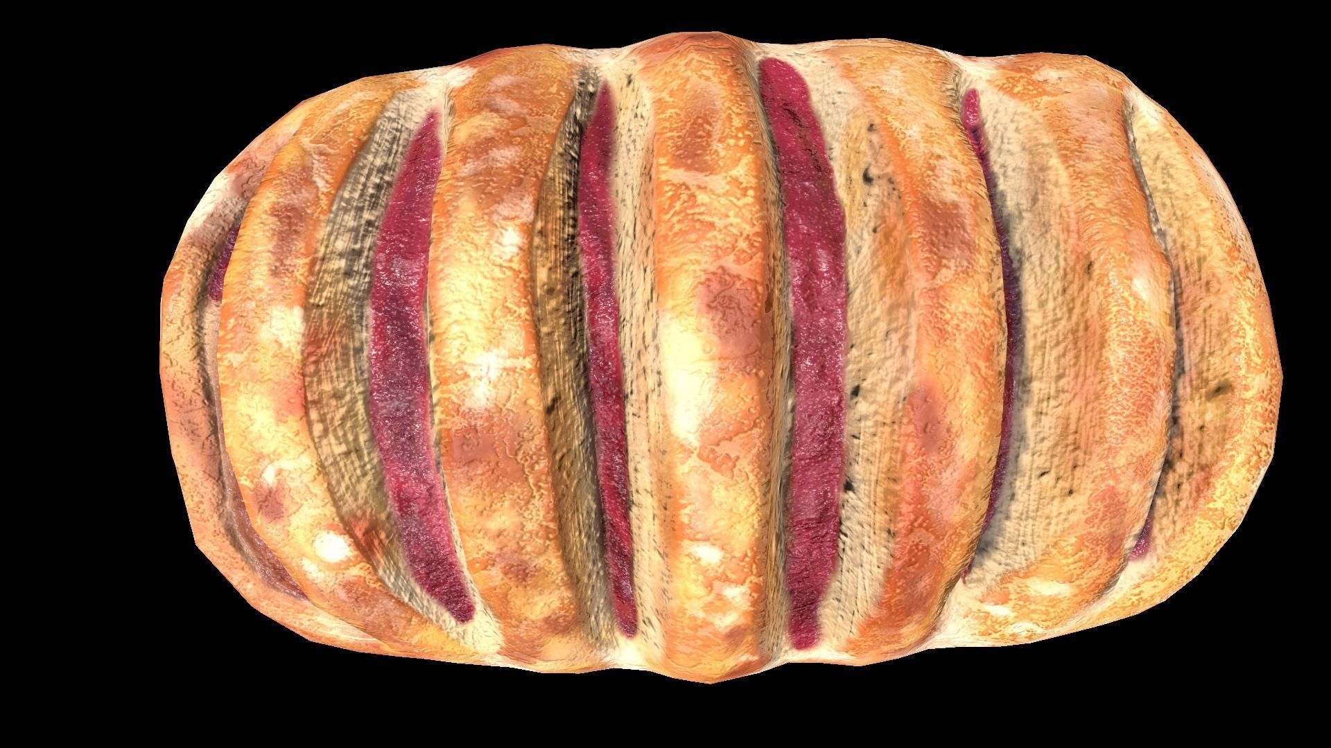 DanishRaspberry Low-poly 3D model_5