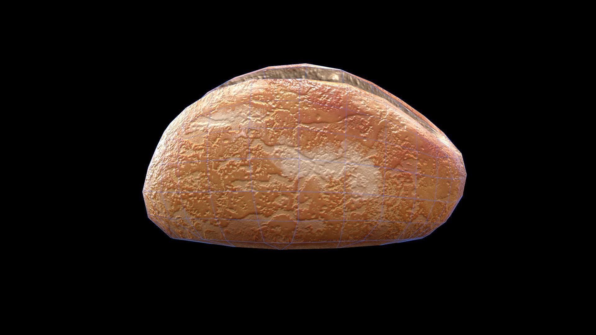 DanishRaspberry Low-poly 3D model_9