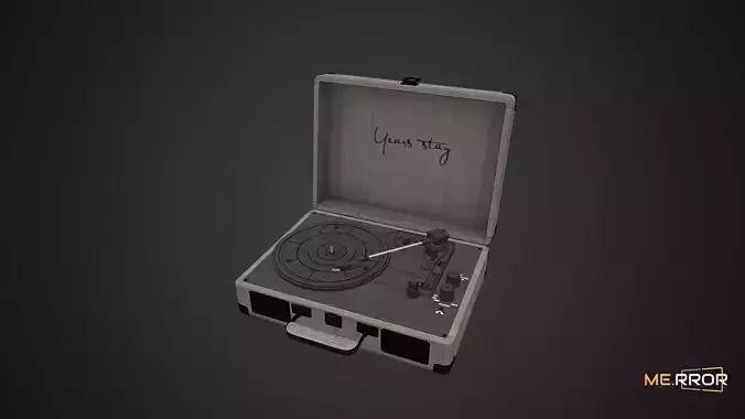 Game Ready Vintage Turntable LP Player