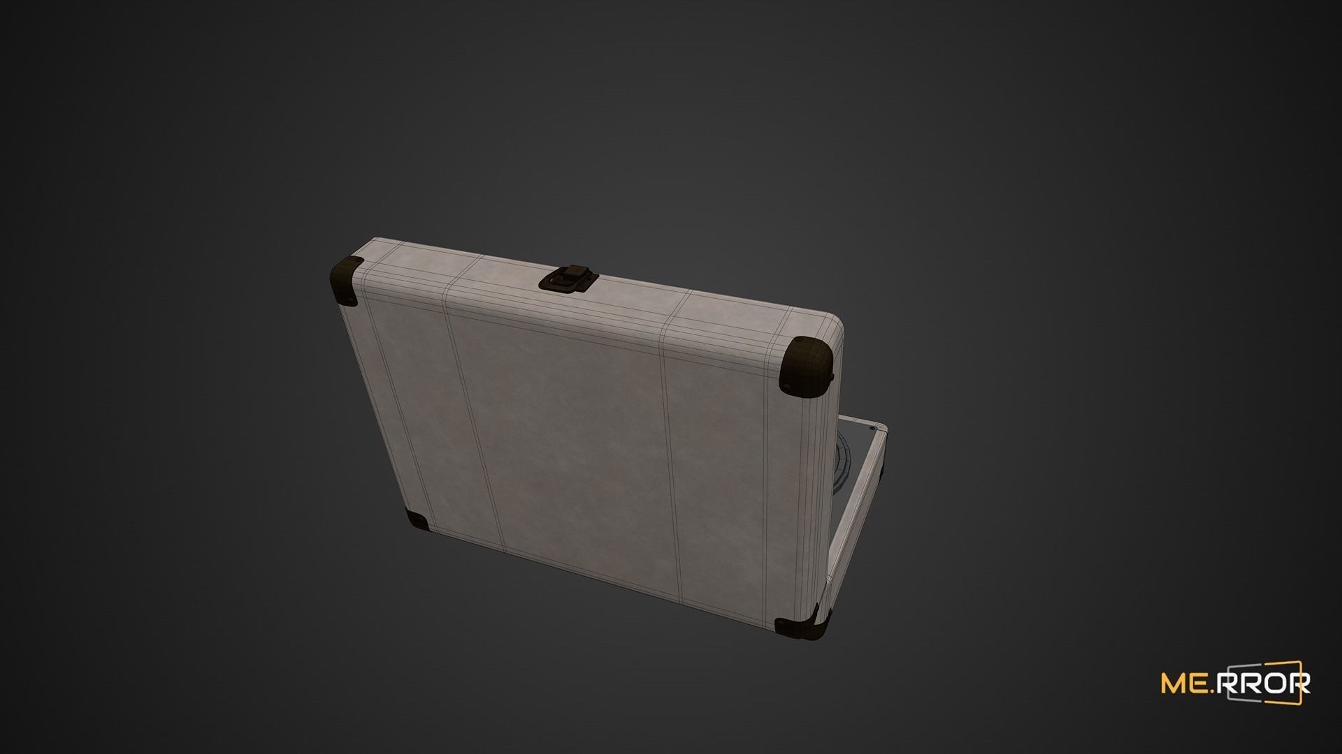 Game Ready Vintage Turntable LP Player Low-poly 3D model_4