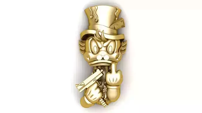 McDuck Pendant 3D print model