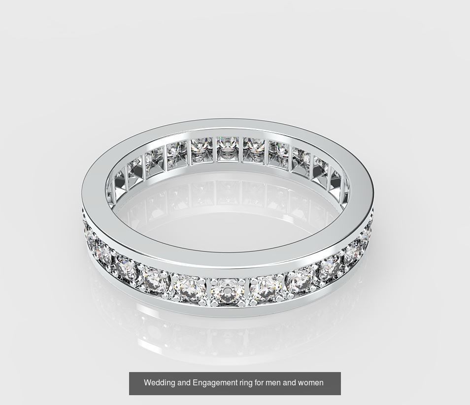 Signet Men Rings Packet  3D Model Collection_5