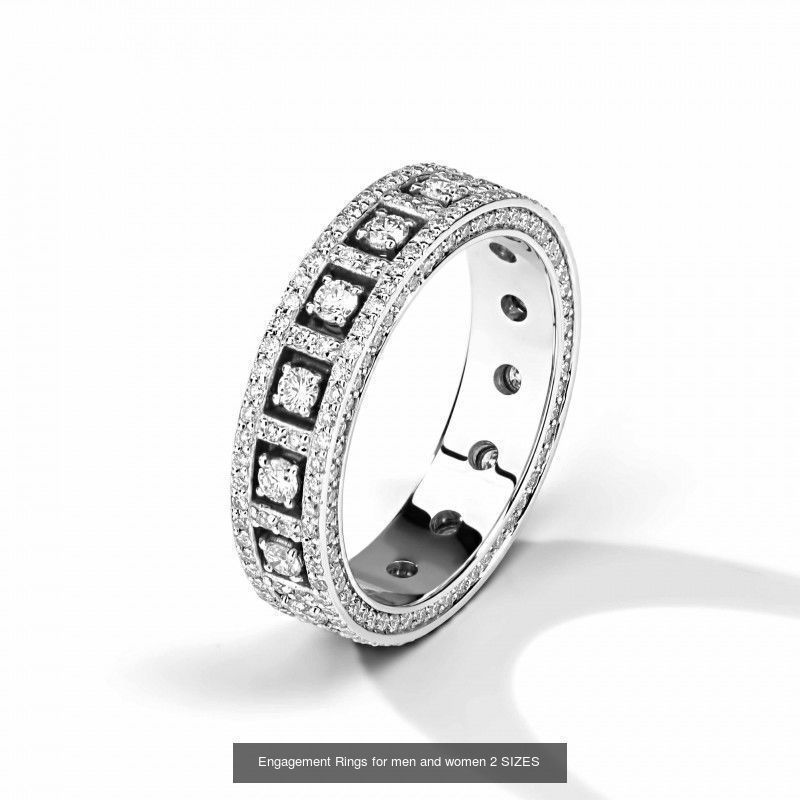 Signet Men Rings Packet  3D Model Collection_2