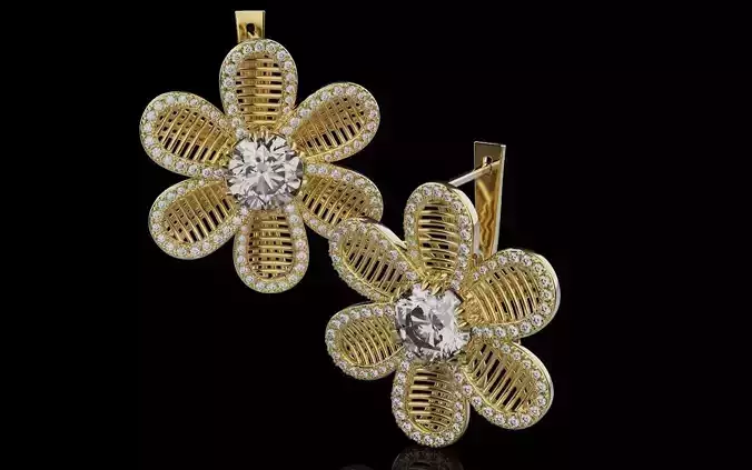Earrings 0060 3D print model