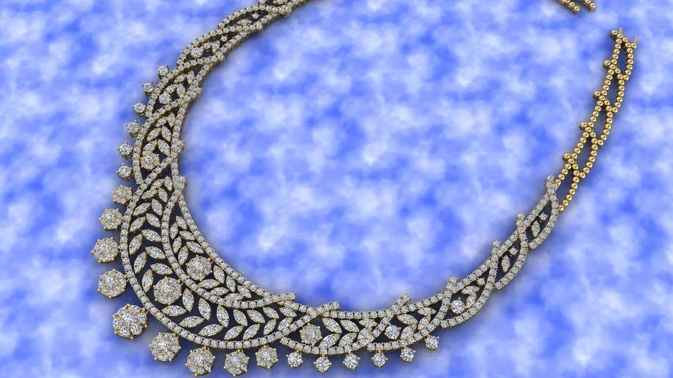 Diamond Necklaces 3D print model