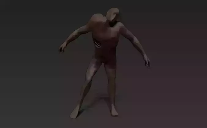 base model zbrush monster