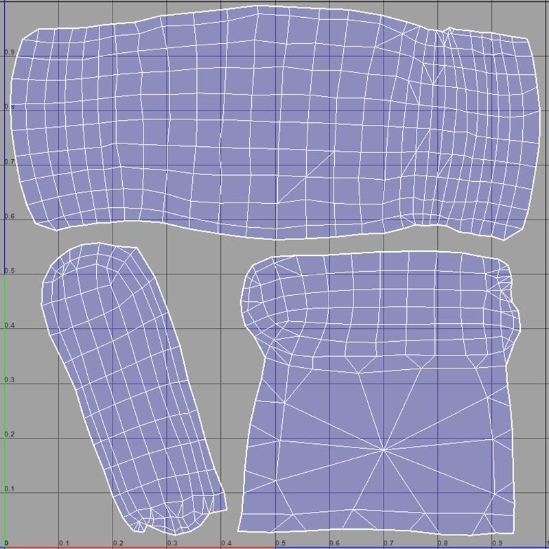 DanishBlueberry Low-poly 3D model_7