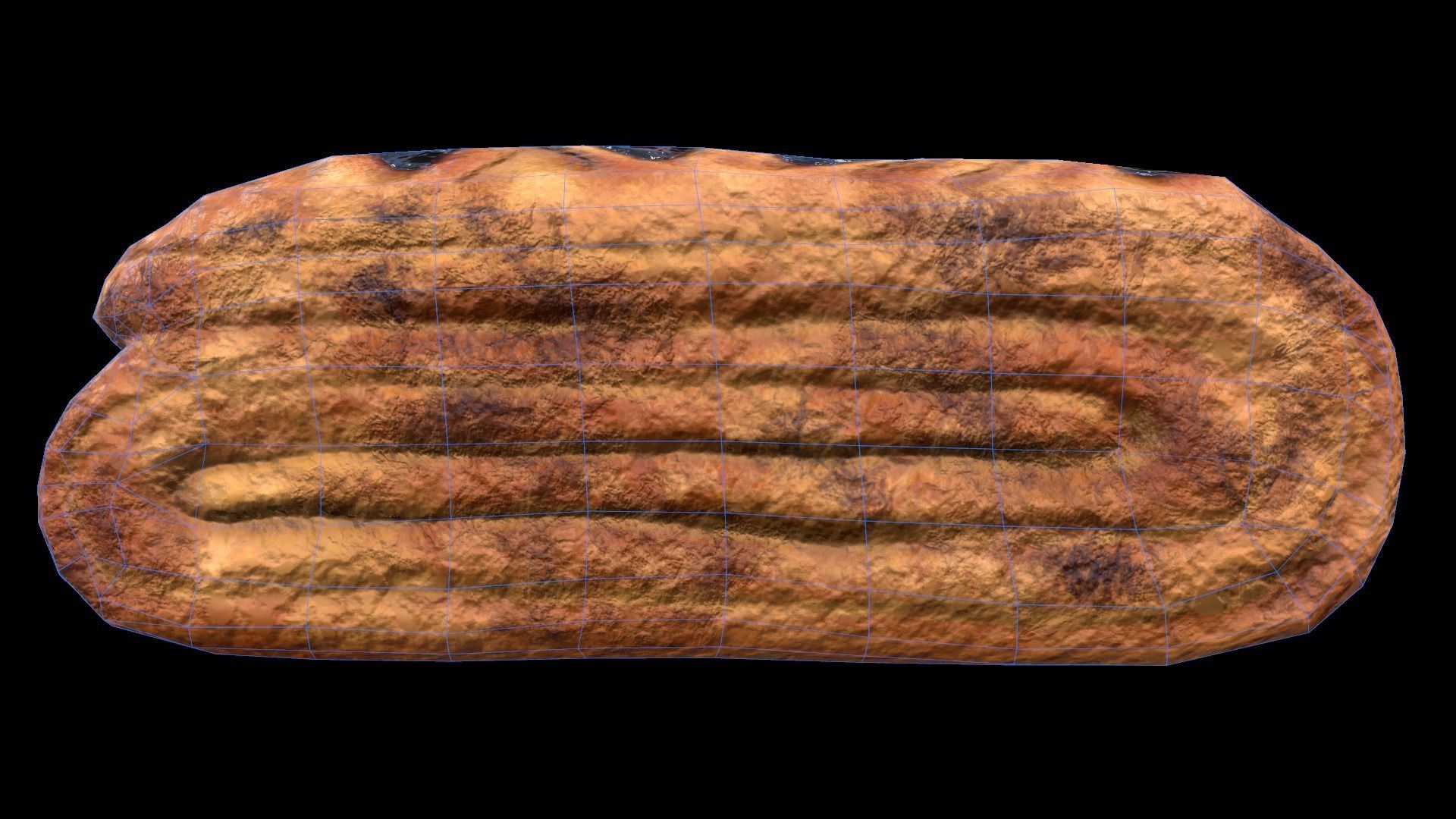 DanishBlueberry Low-poly 3D model_8