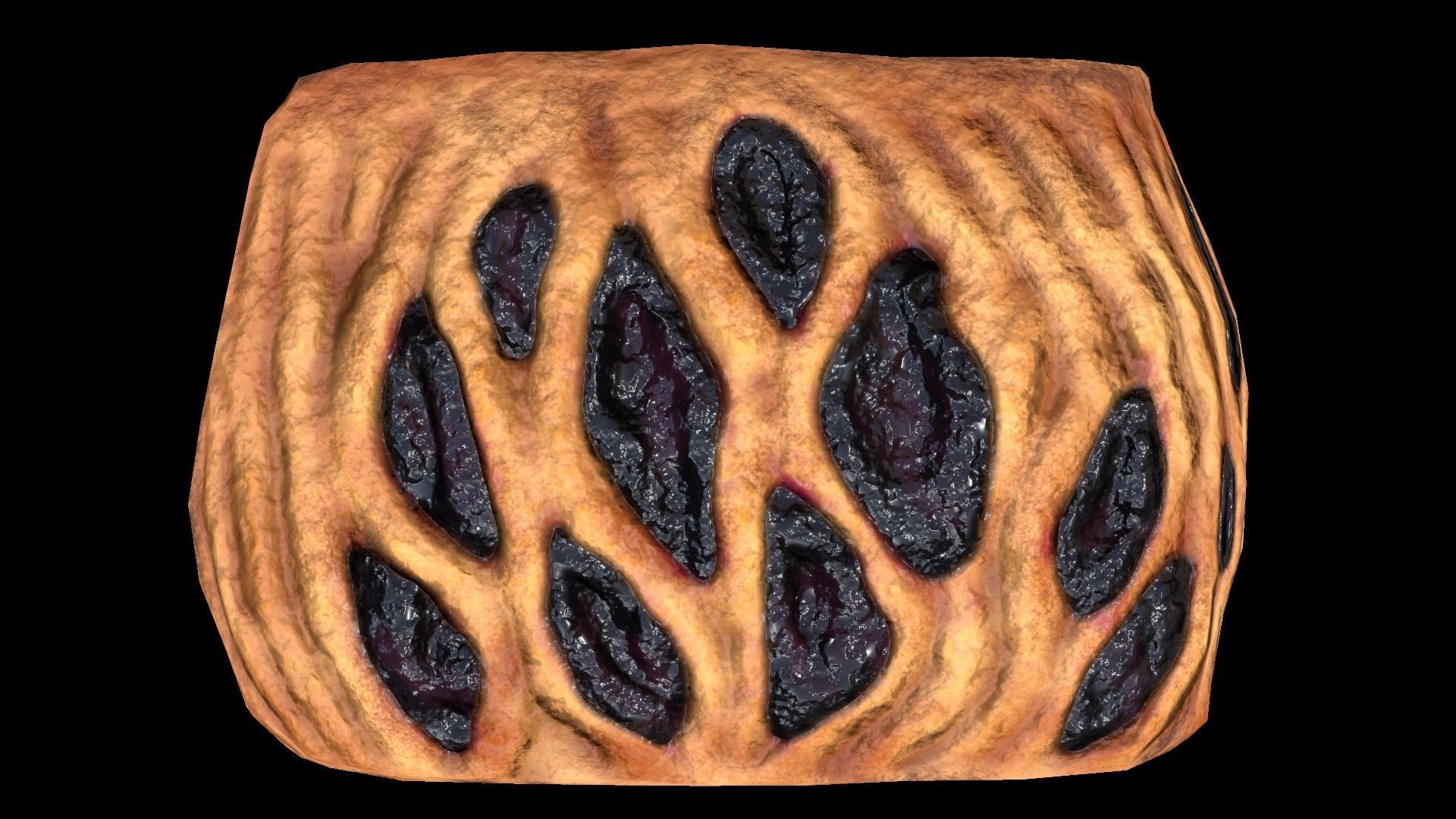 DanishBlueberry Low-poly 3D model_5