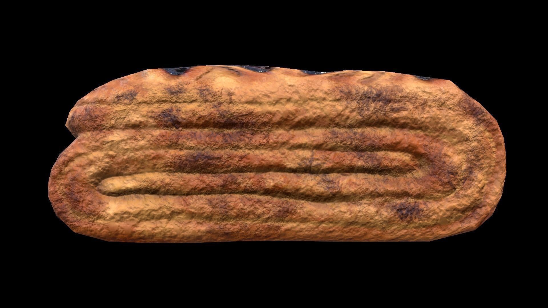 DanishBlueberry Low-poly 3D model_2