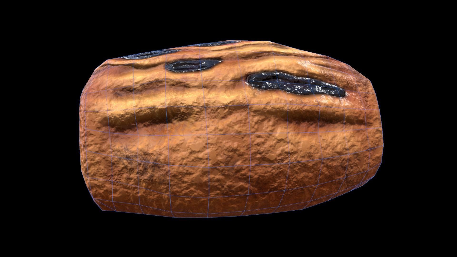 DanishBlueberry Low-poly 3D model_9