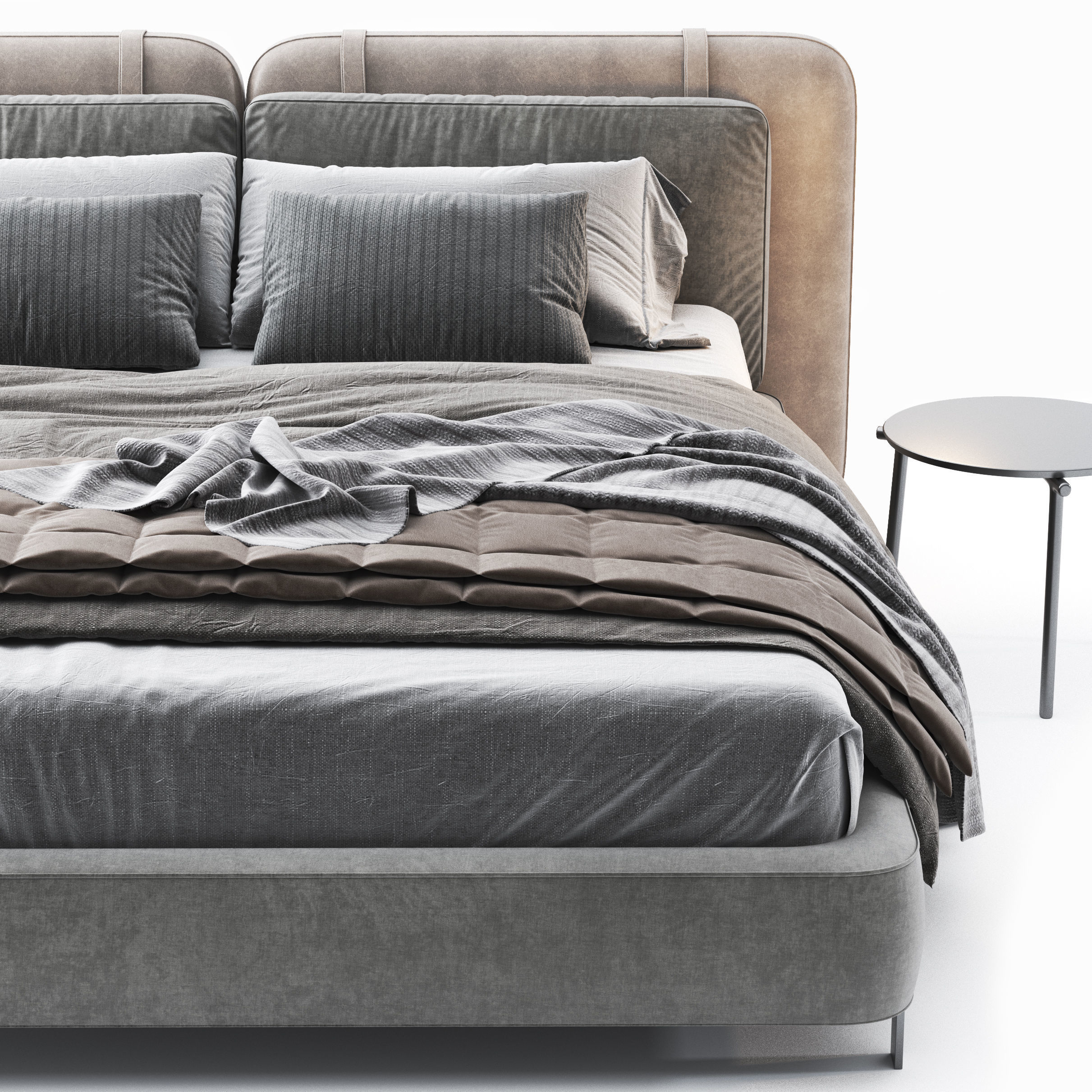 minotti tatlin flat bed 3D model_2