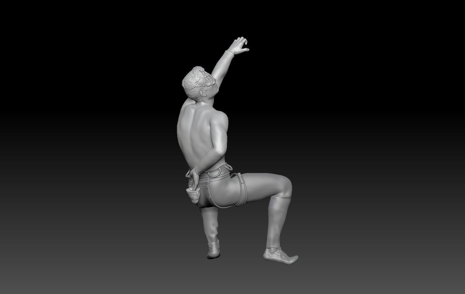 CLIMBING BOY 2 3D print model_4