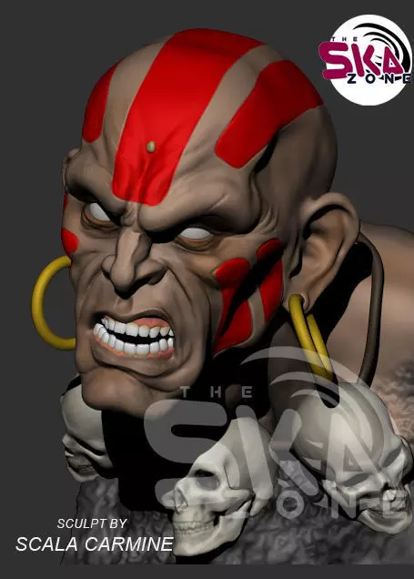 Dhalsim Bust - exercise Free 3D print model