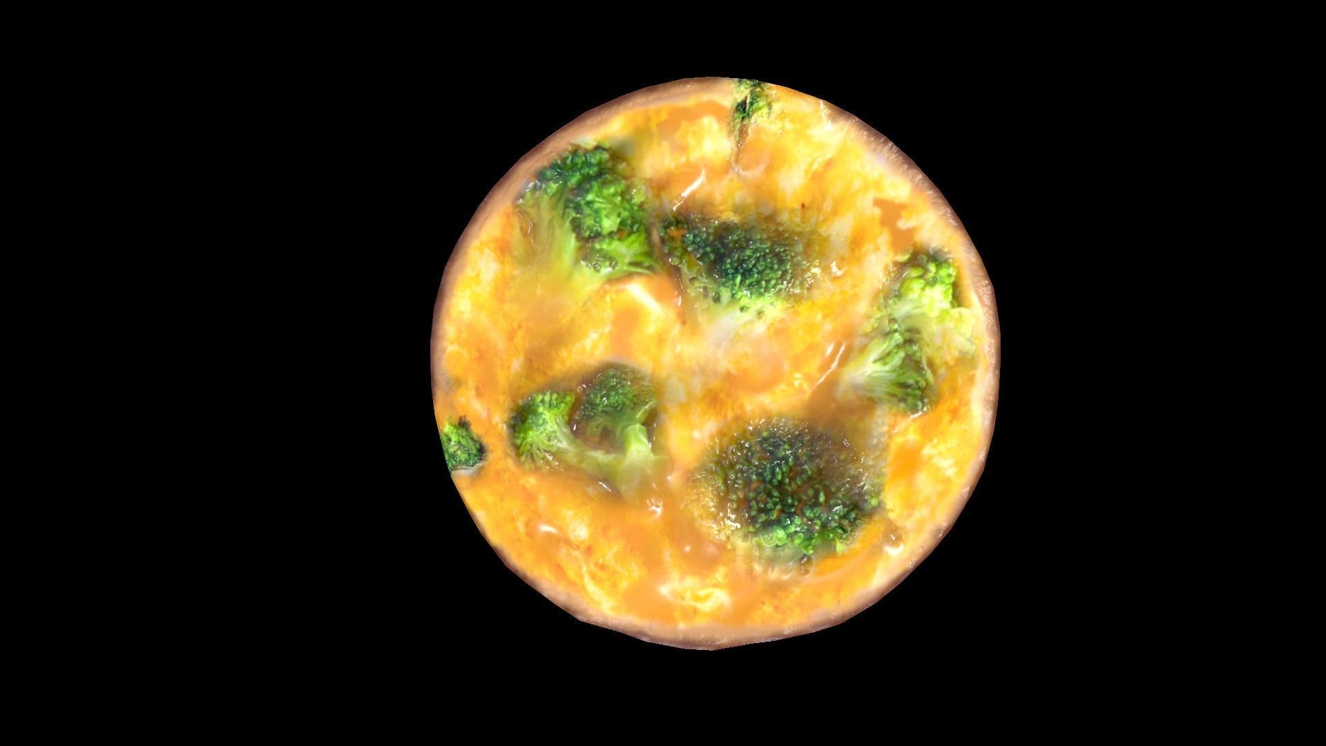 EggMuffinBroccoli Low-poly 3D model_6