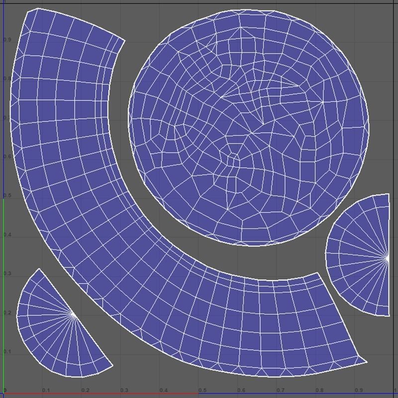 EggMuffinBroccoli Low-poly 3D model_7