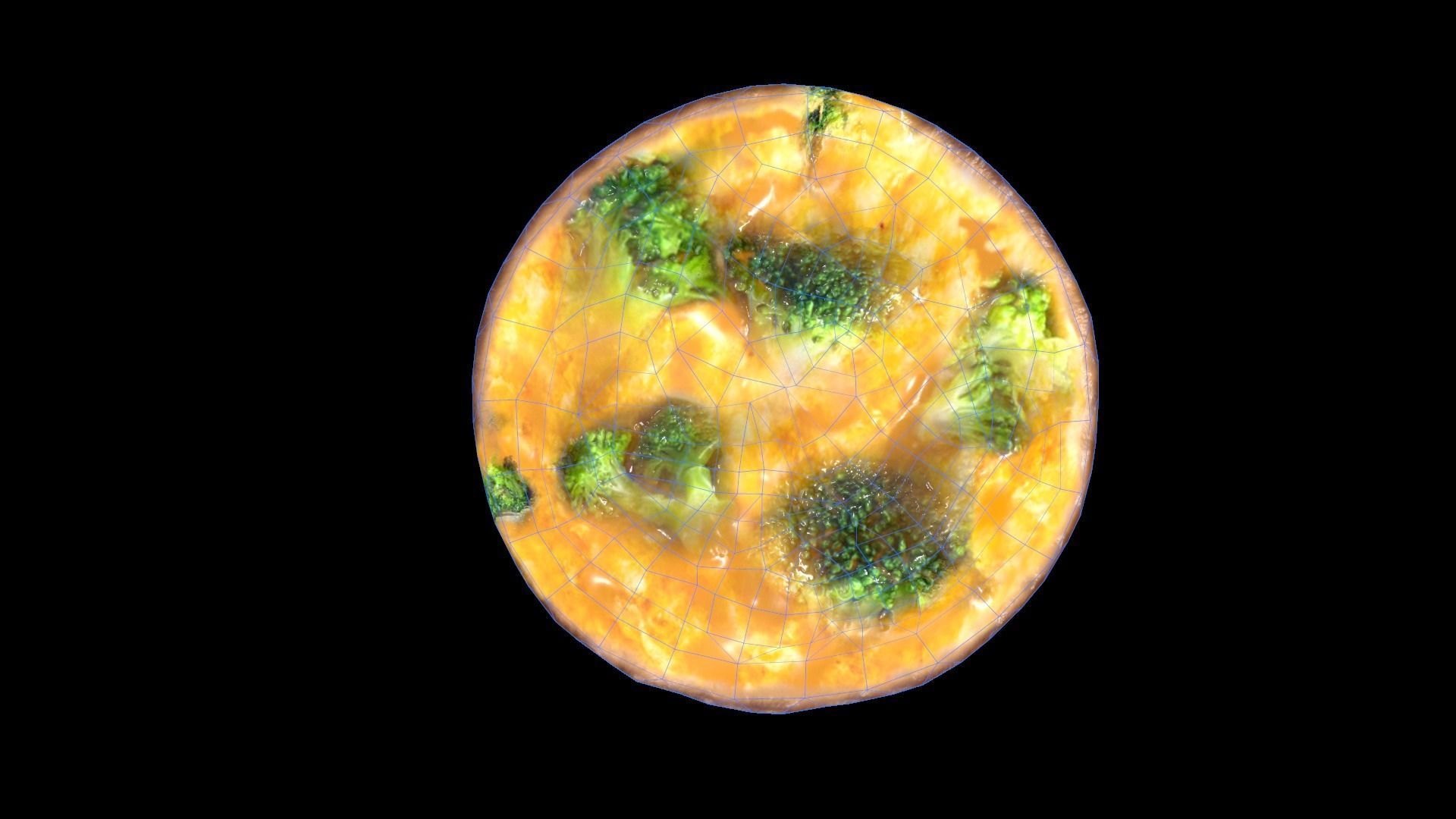 EggMuffinBroccoli Low-poly 3D model_9