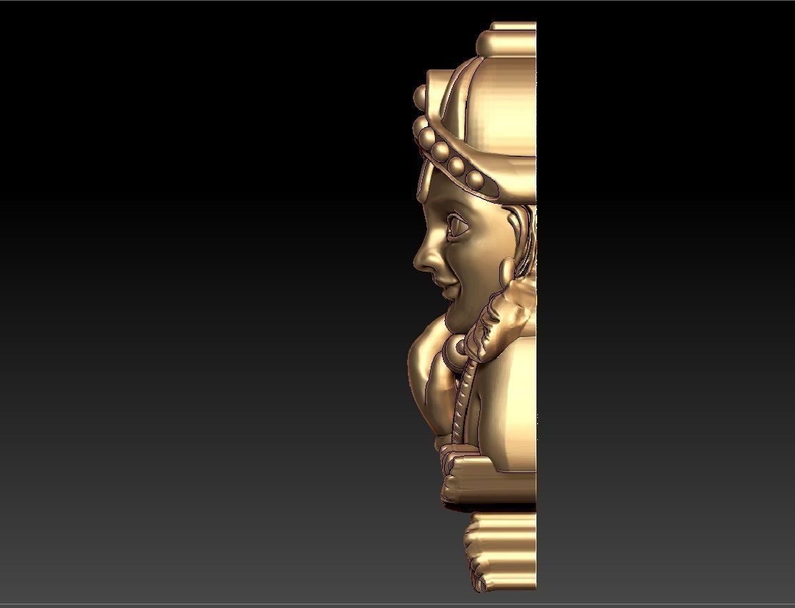 KRISHNA PENDENT 3D print model_2