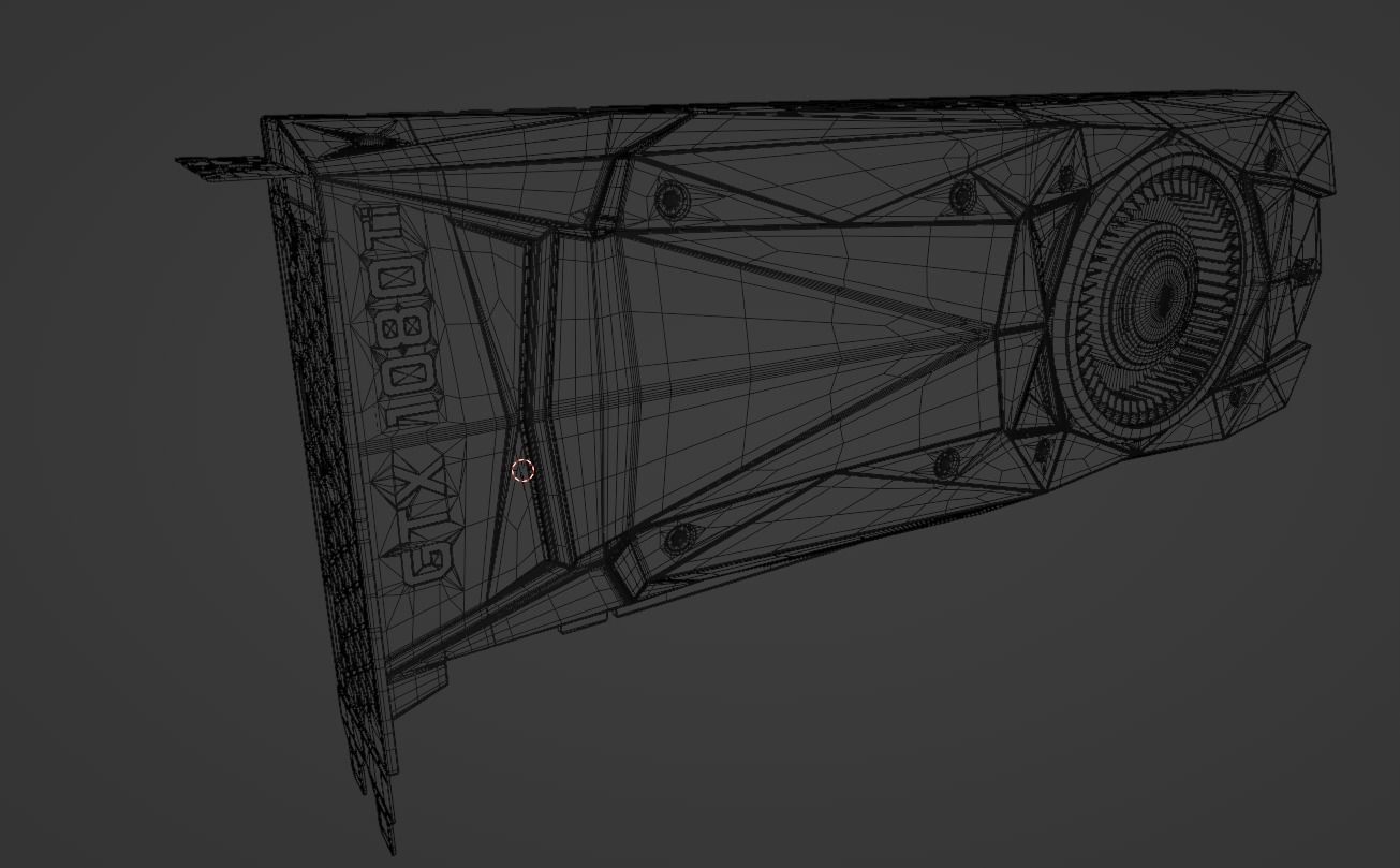 NVIDIA GTX 1080 Ti Highly detailed 3D model 3D model_6
