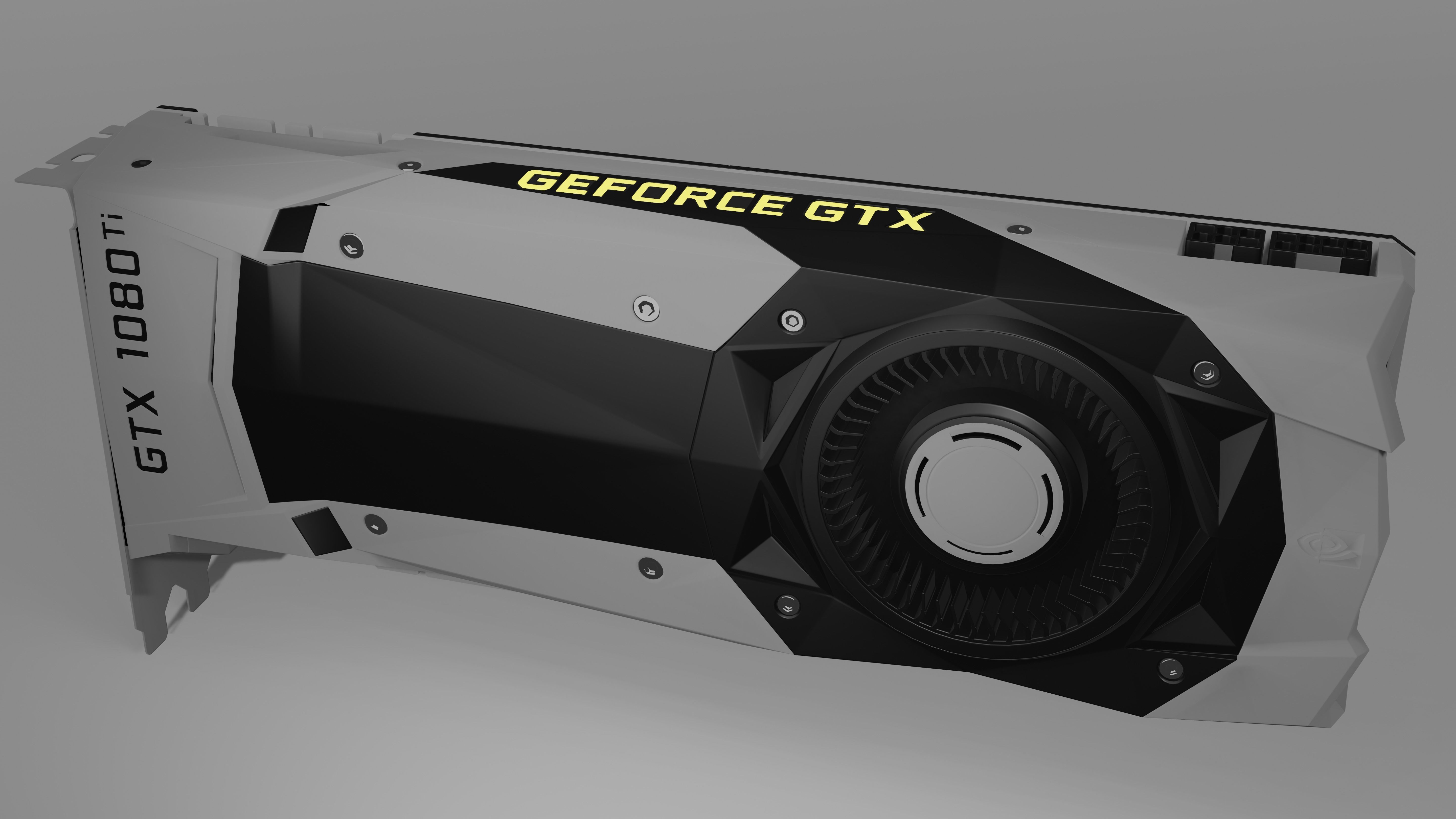 NVIDIA GTX 1080 Ti Highly detailed 3D model 3D model_1