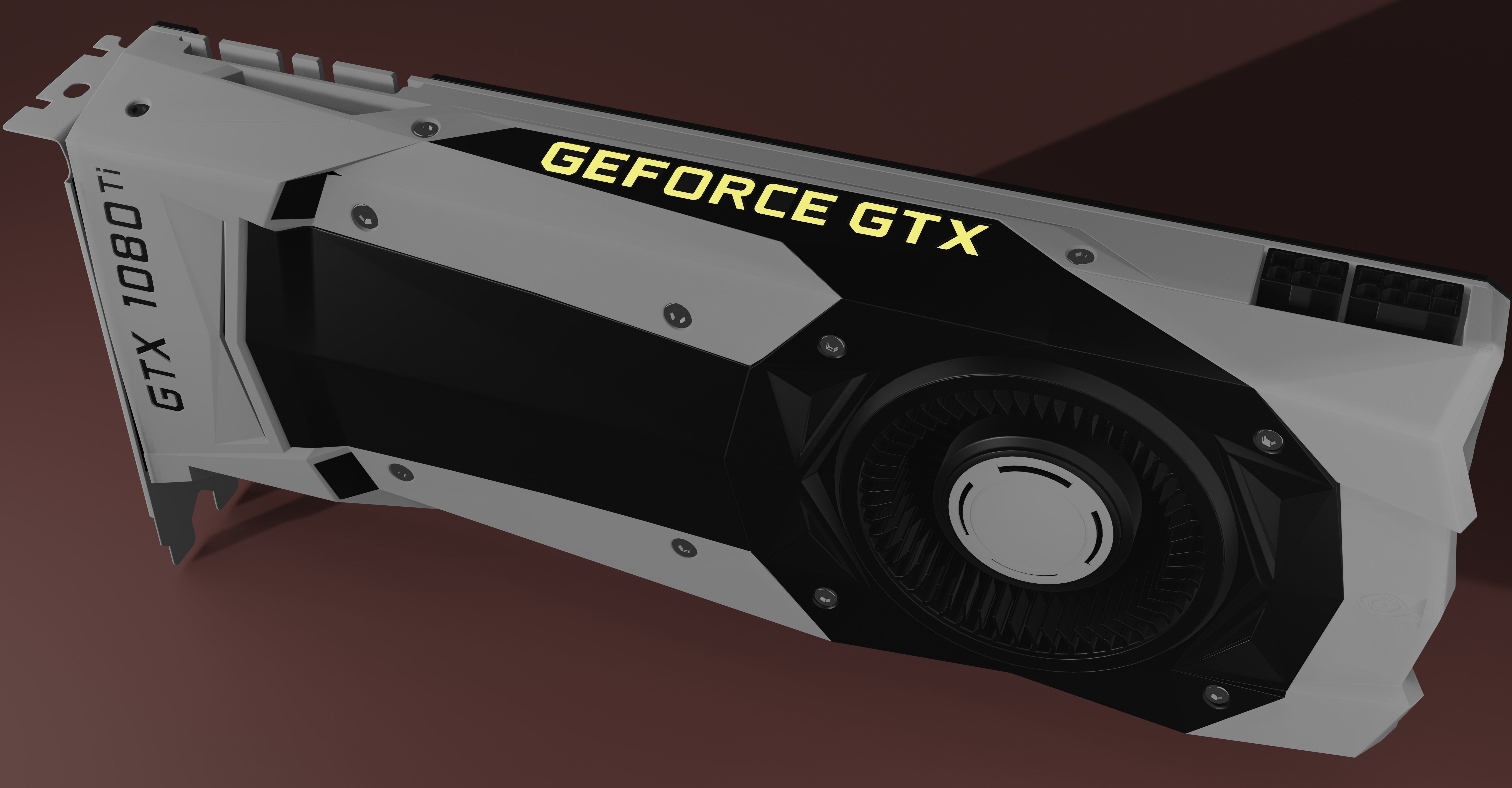 NVIDIA GTX 1080 Ti Highly detailed 3D model 3D model_10