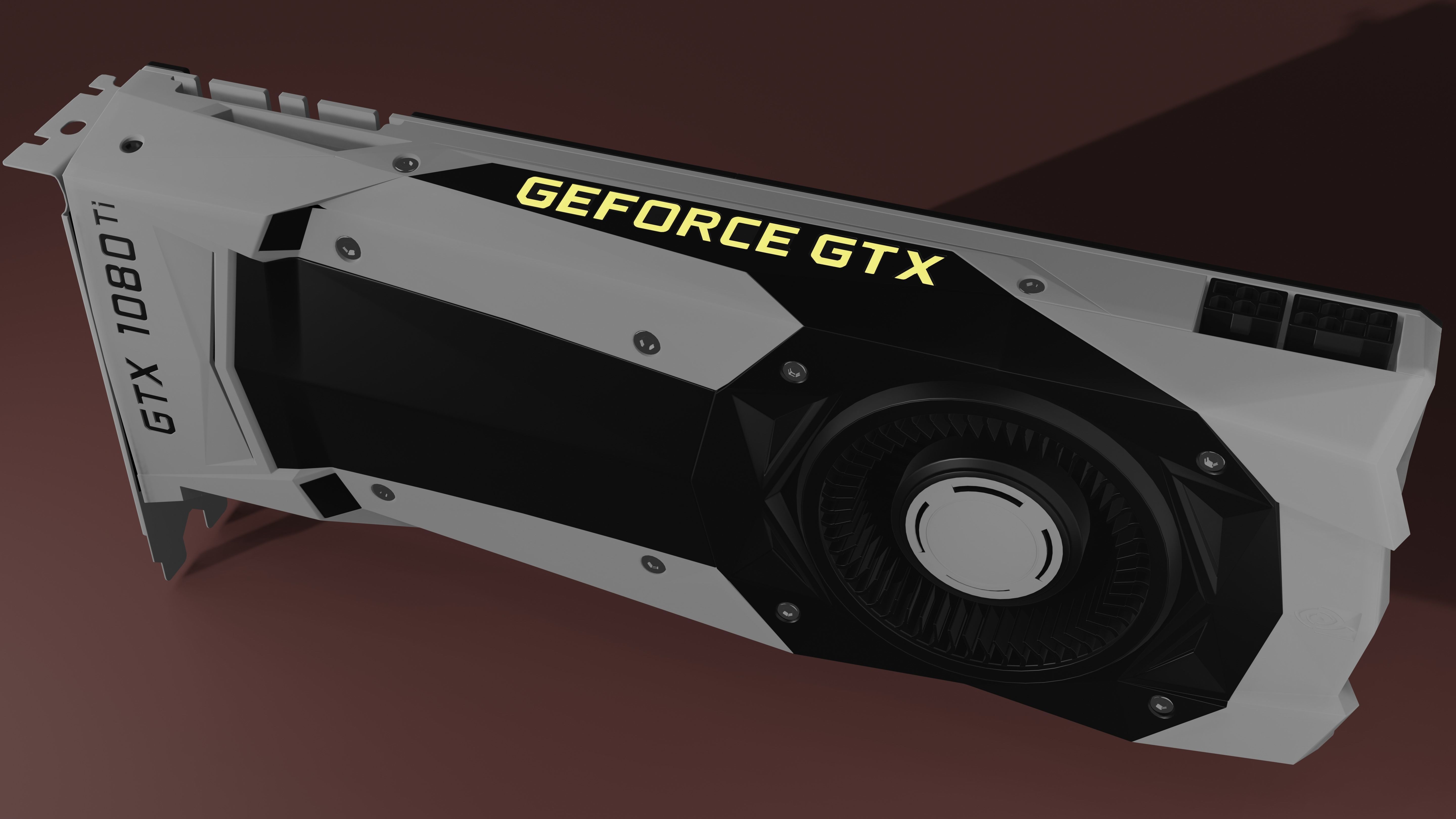 NVIDIA GTX 1080 Ti Highly detailed 3D model 3D model_3