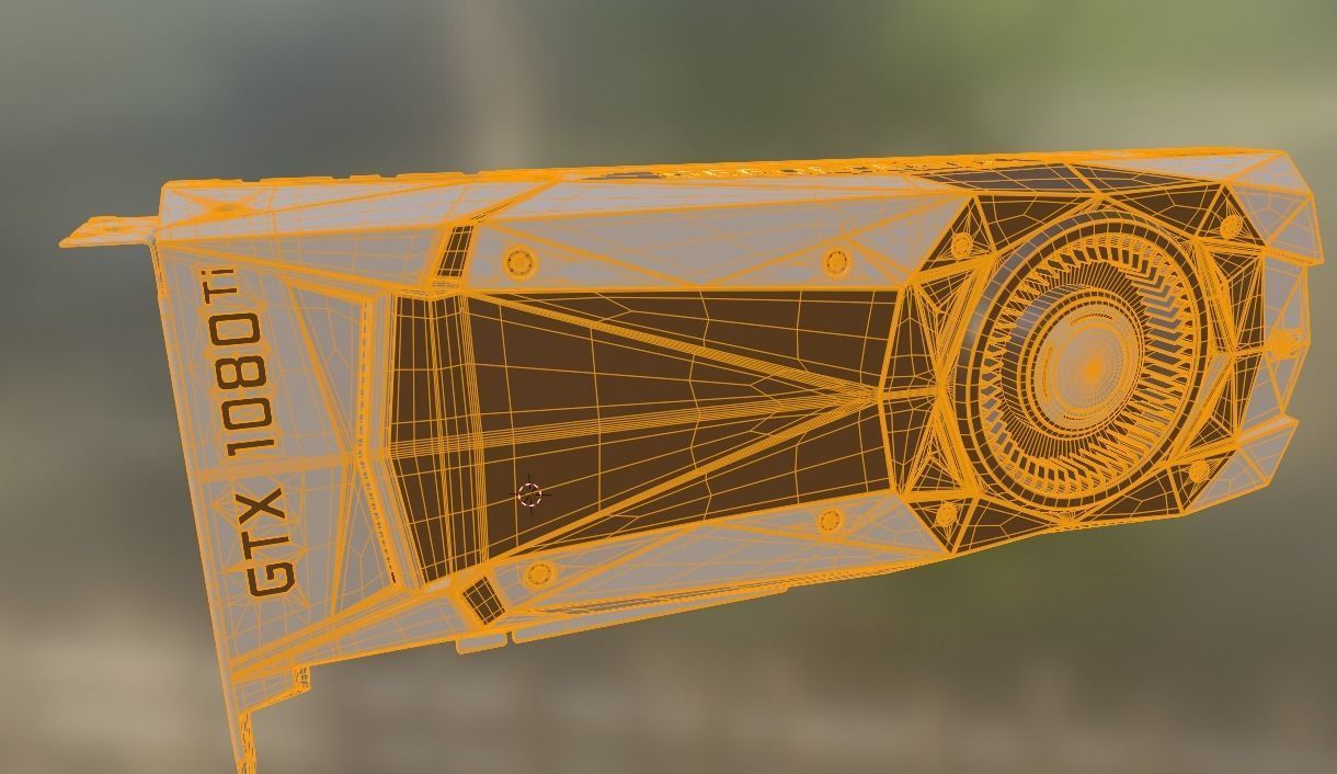 NVIDIA GTX 1080 Ti Highly detailed 3D model 3D model_4