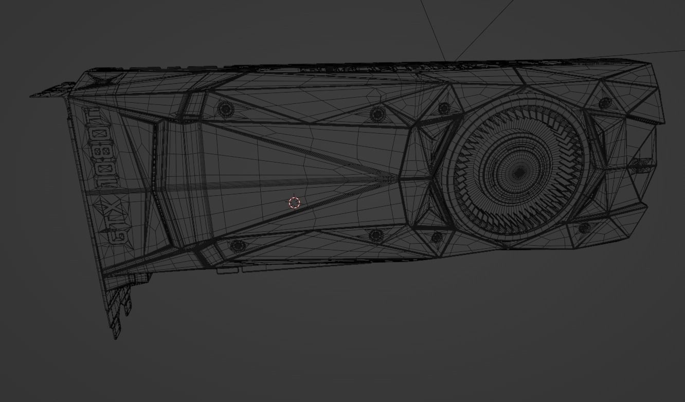 NVIDIA GTX 1080 Ti Highly detailed 3D model 3D model_5