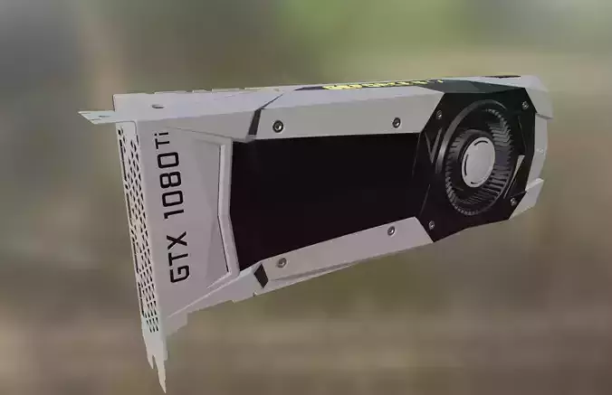 NVIDIA GTX 1080 Ti Highly detailed 3D model 3D model