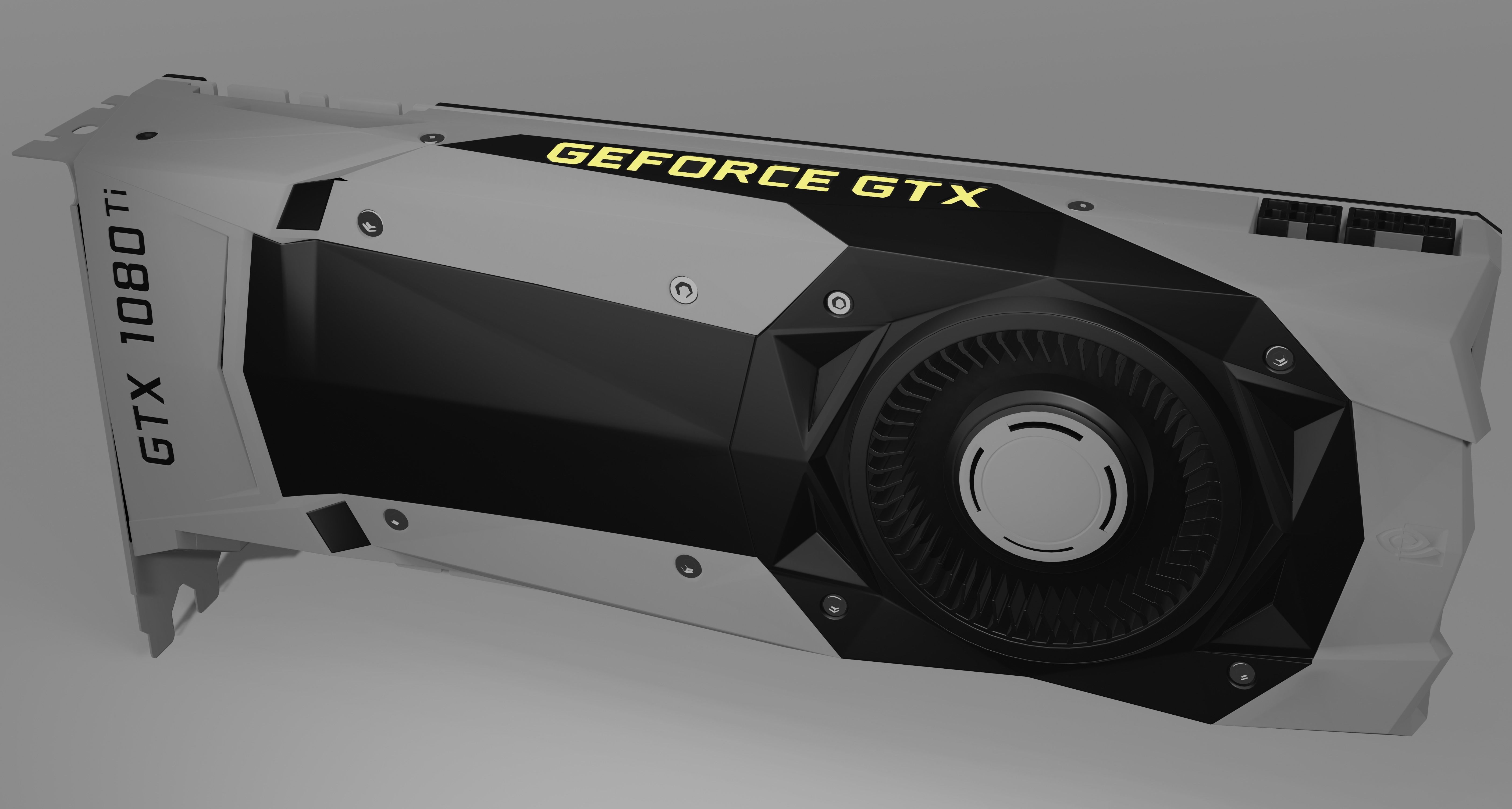 NVIDIA GTX 1080 Ti Highly detailed 3D model 3D model_8