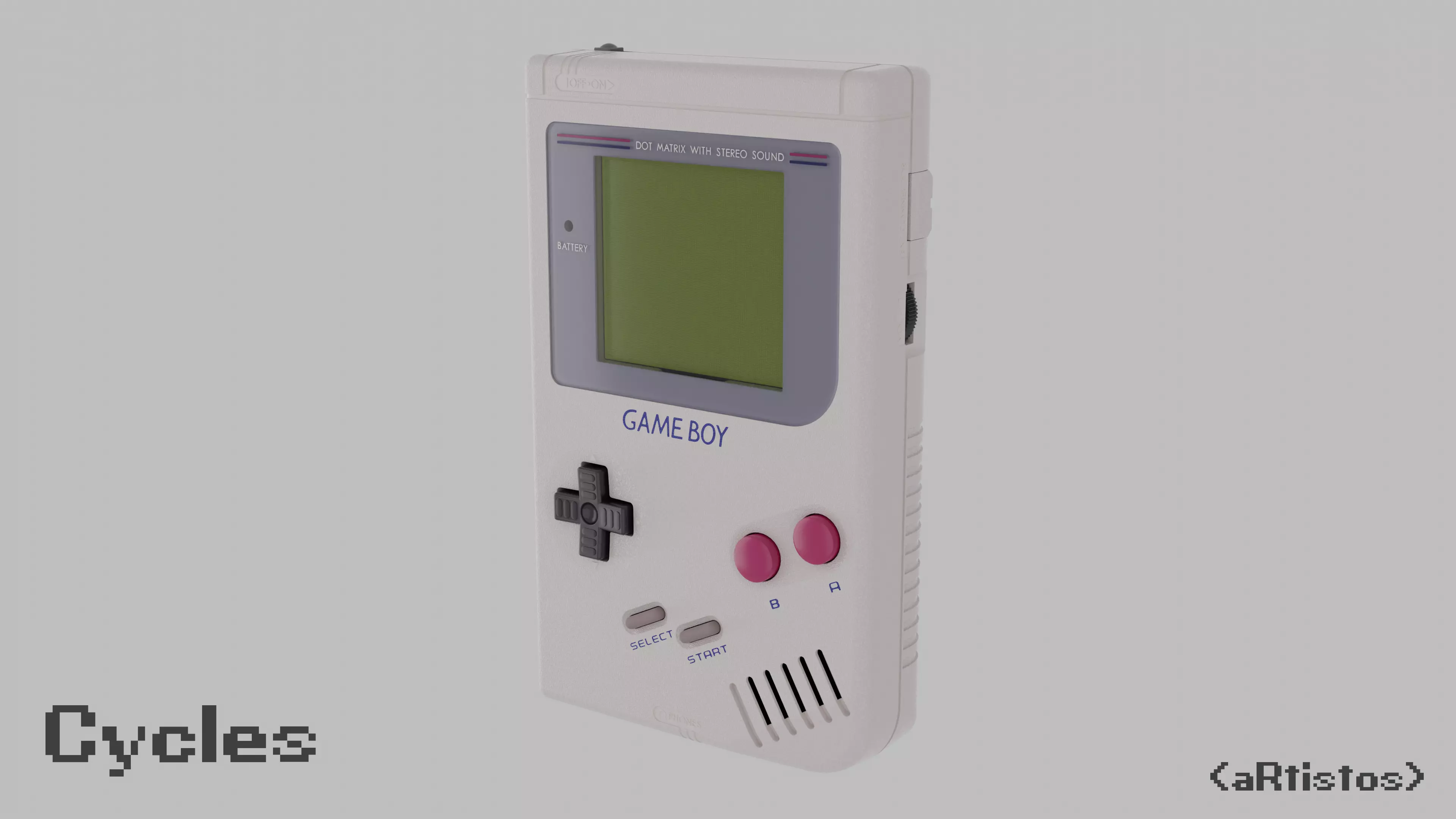 Game Boy Classic DMG-01 3D model