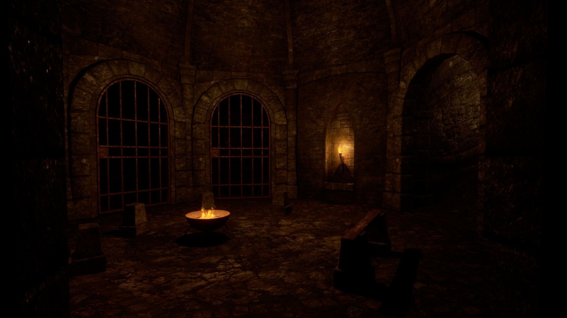 Dungeon 01 Tileset - Game ready dungeon Low-poly 3D model_15