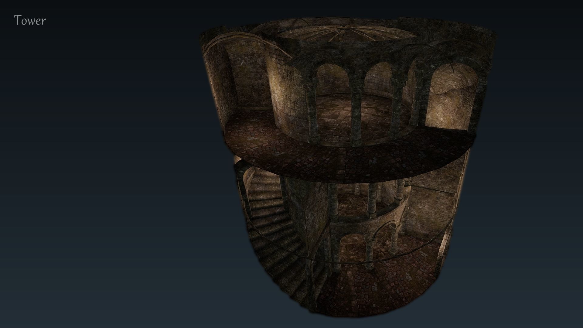 Dungeon 01 Tileset - Game ready dungeon Low-poly 3D model_6