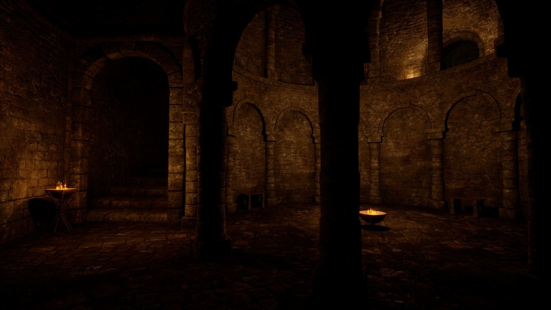 Dungeon 01 Tileset - Game ready dungeon Low-poly 3D model_24