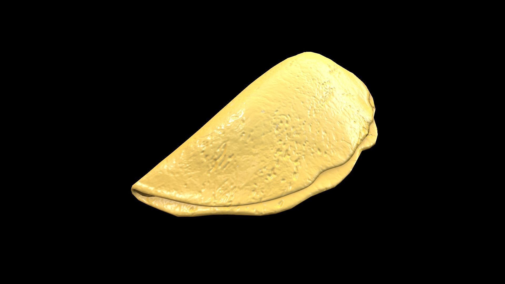 EggOmellet Low-poly 3D model_7