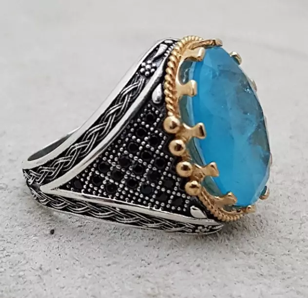Turkish-Style Royal Gents Ring 3D print model_0