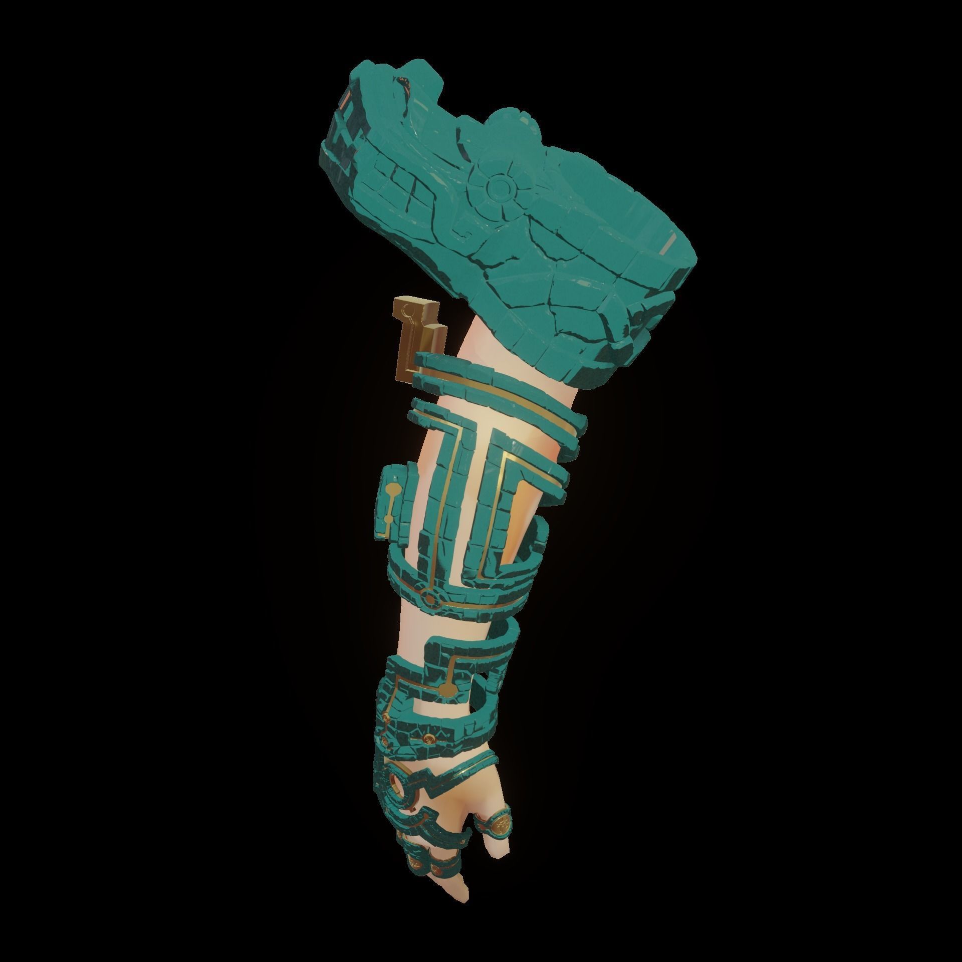 Link UltraHand and Rings Set  Runes Zelda Tears of the Kingdom 3D print model_5