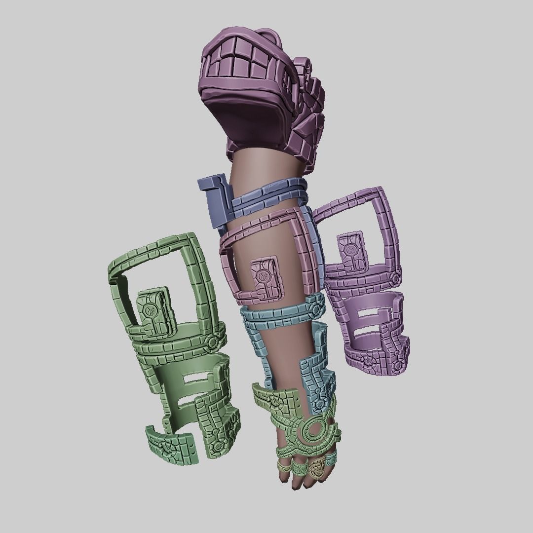 Link UltraHand and Rings Set  Runes Zelda Tears of the Kingdom 3D print model_15