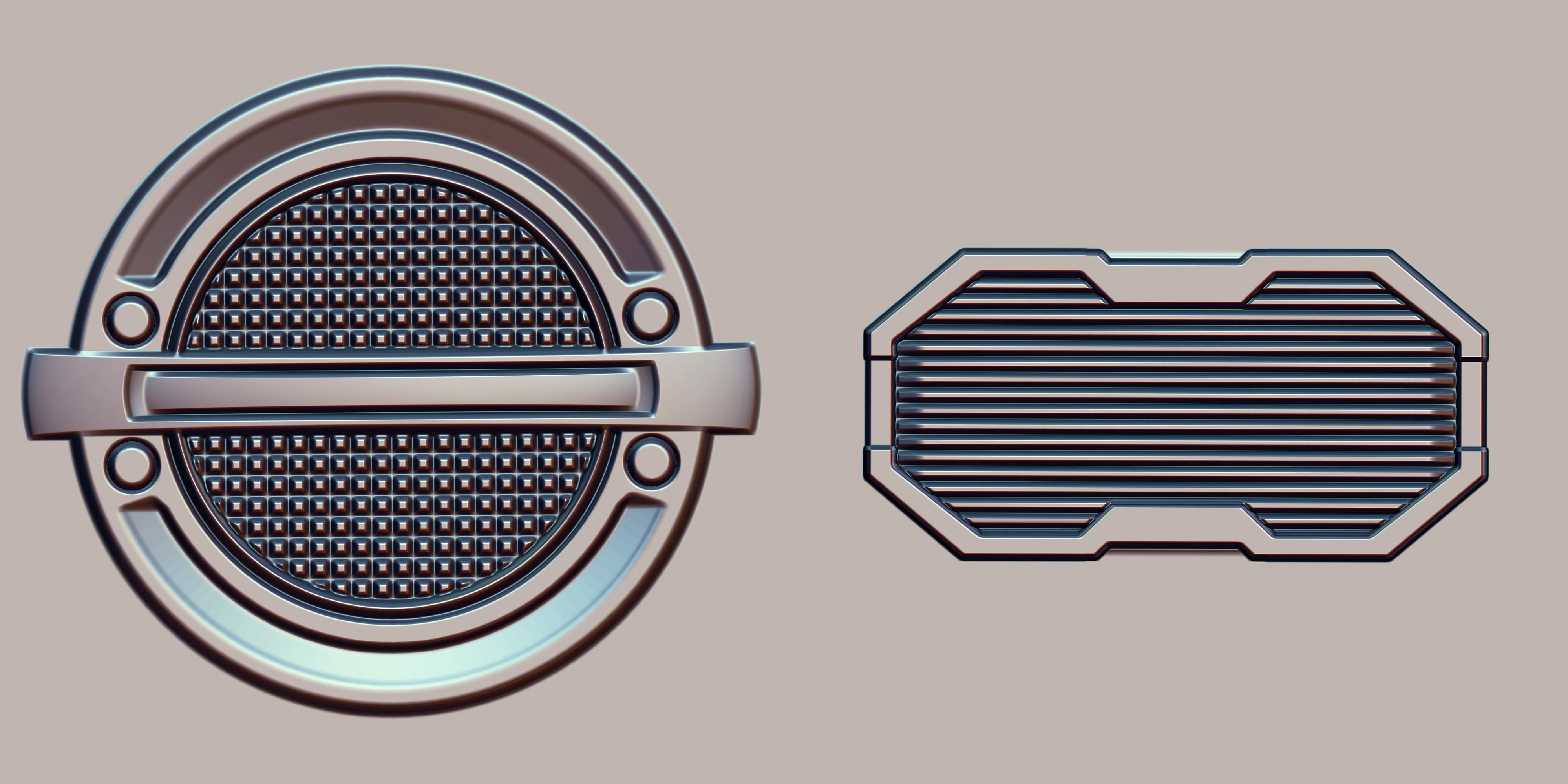 Hard Surface VDM Brushes and Alpha Vol 2 3D model_6
