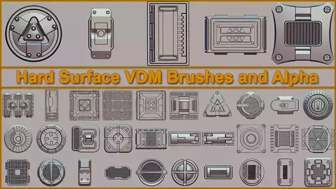 Hard Surface VDM Brushes and Alpha Vol 2