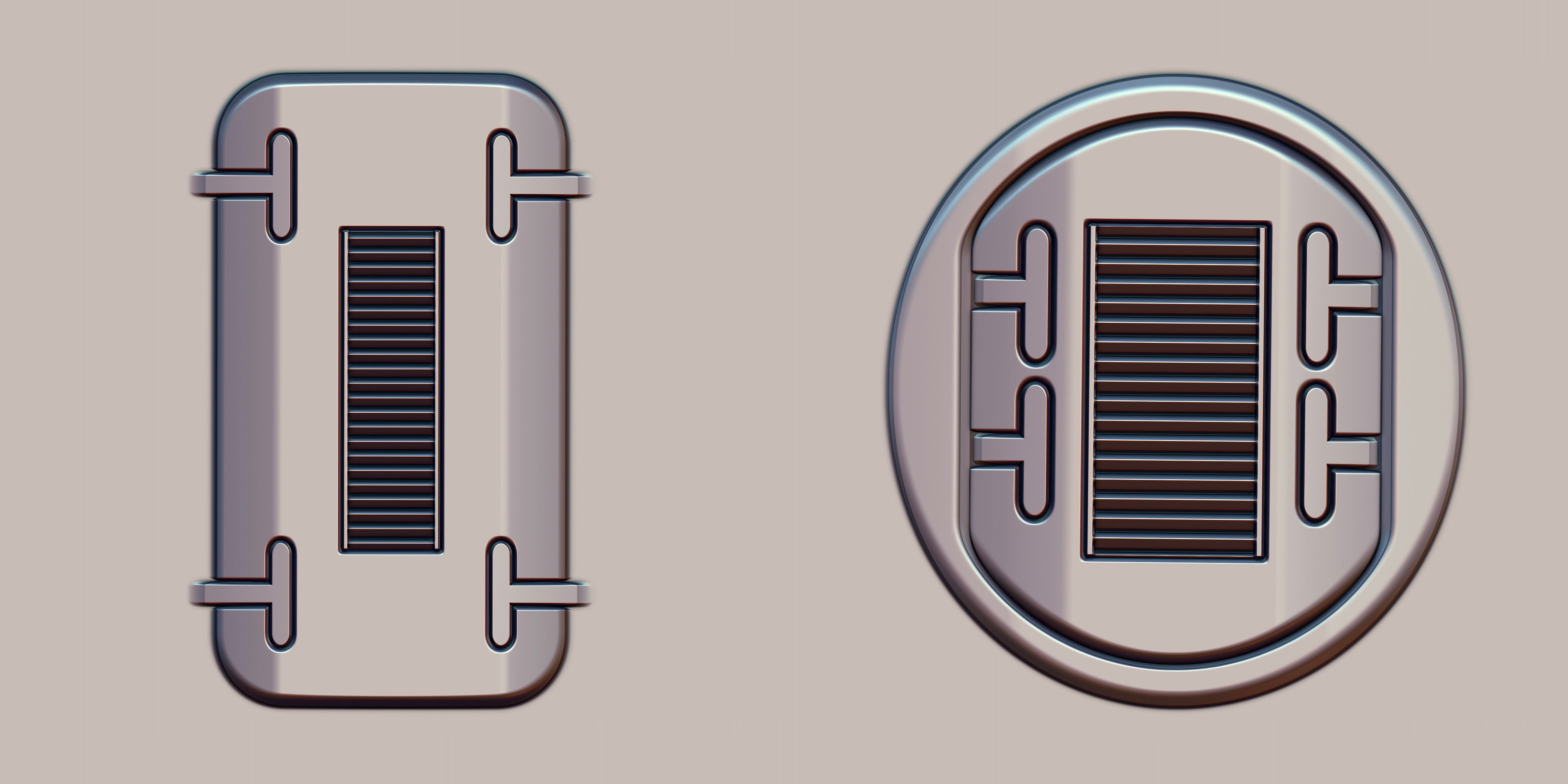 Hard Surface VDM Brushes and Alpha Vol 2 3D model_4