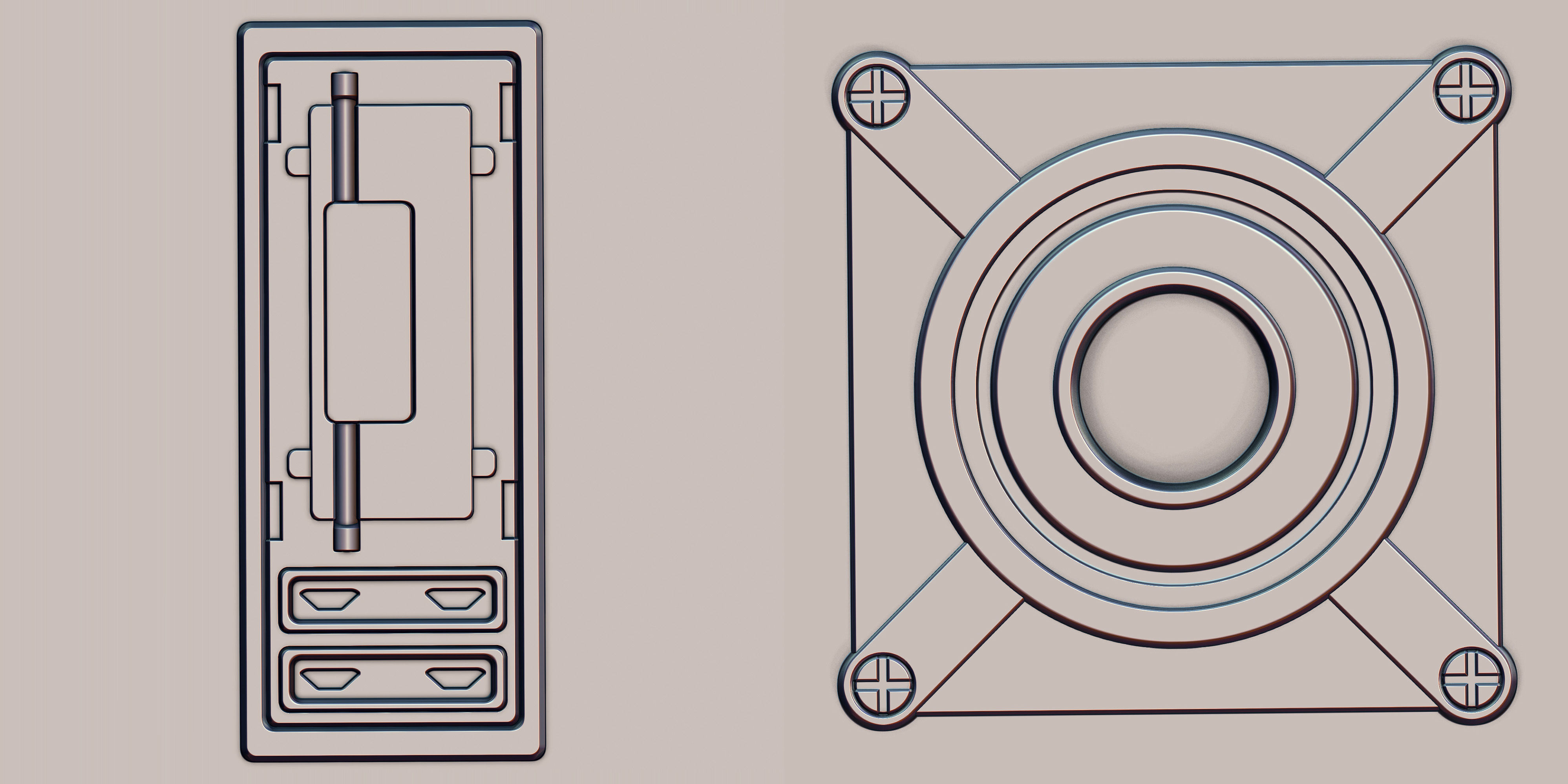 Hard Surface VDM Brushes and Alpha Vol 2 3D model_15