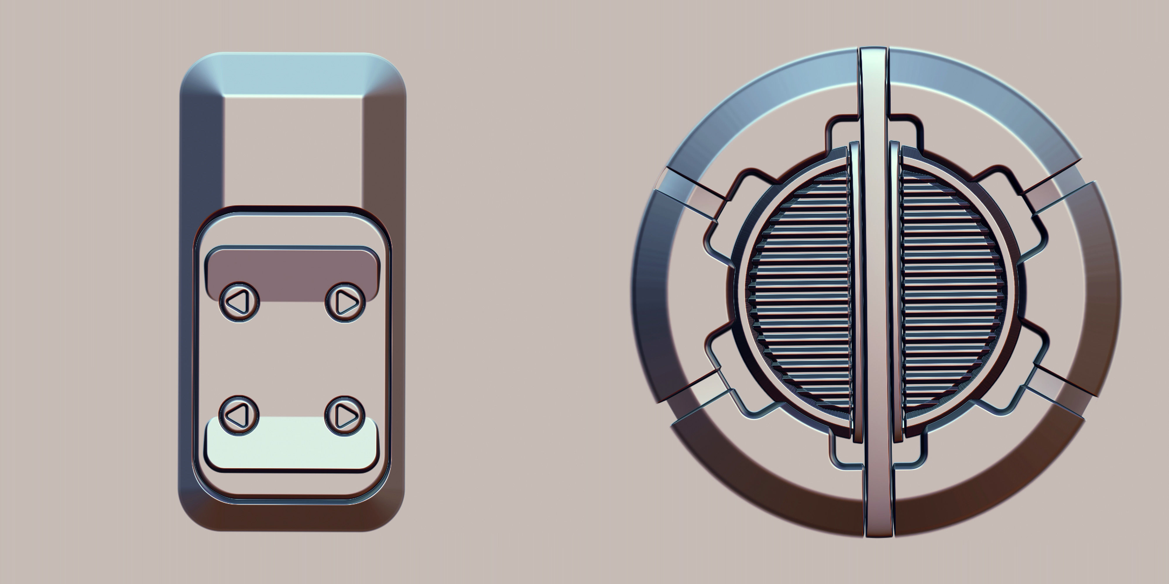 Hard Surface VDM Brushes and Alpha Vol 2 3D model_7