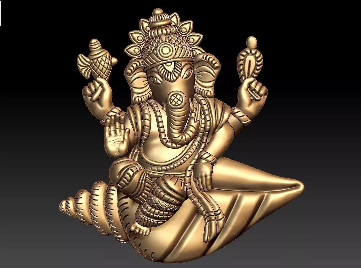 SANGU VINAYAGAR 3D print model_0