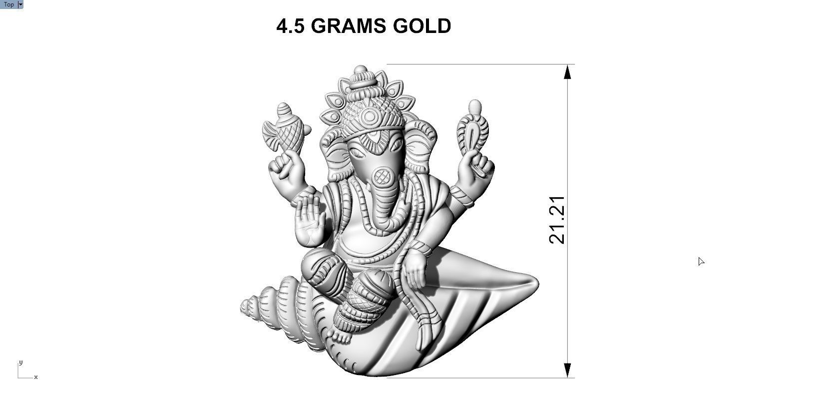 SANGU VINAYAGAR 3D print model_9