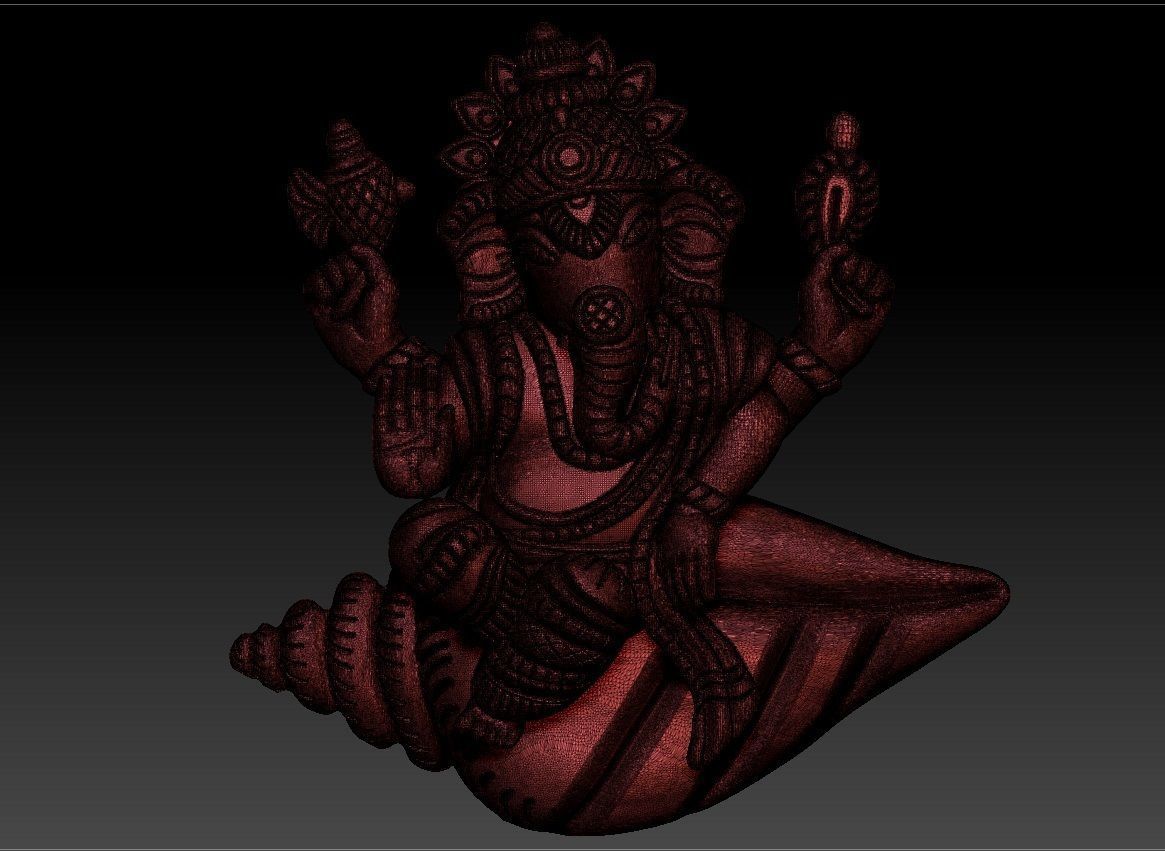 SANGU VINAYAGAR 3D print model_6